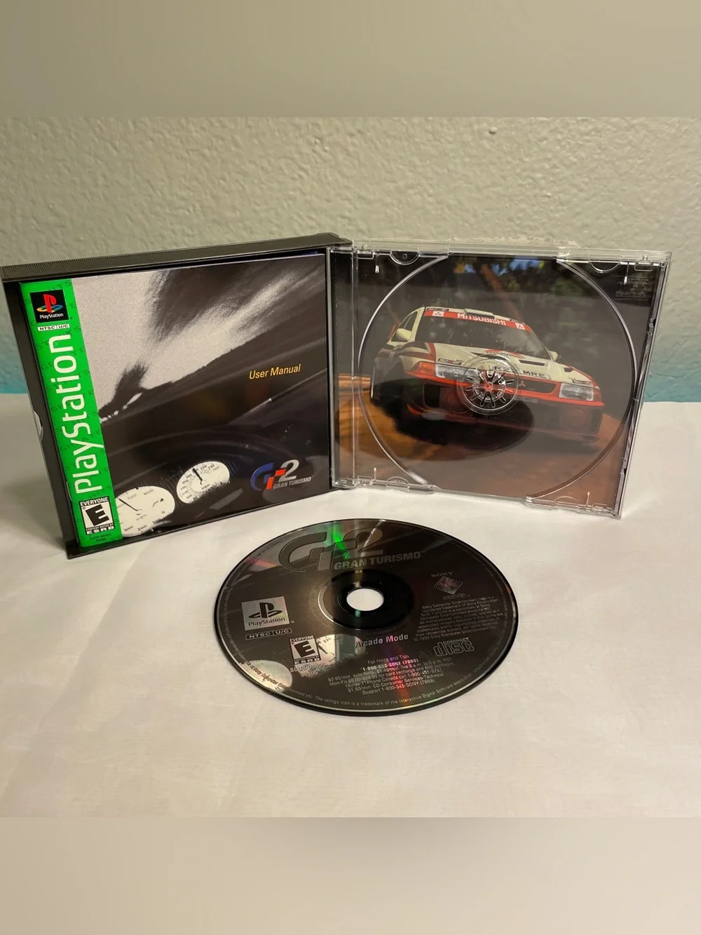 Gran Turismo 2 Greatest Hits (PS1 Sony 1999) Complete W/Manual & Tested Works